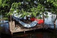 Siesta en las hamacas