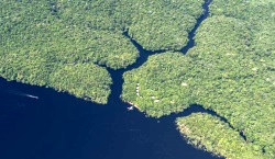 Overview of the area of the lodge